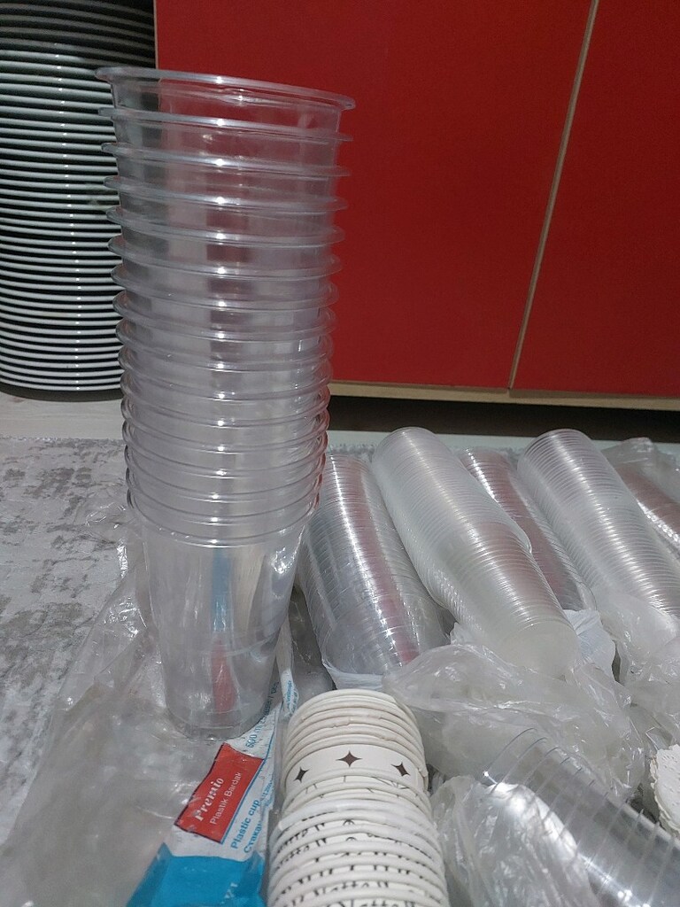 308 tane plastik bardak 16 500ml bardak 1926 tane plastik cay karistir - 4