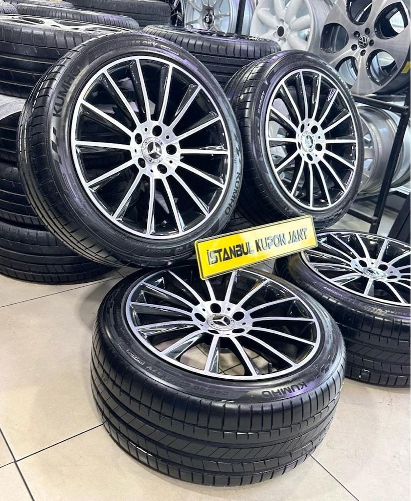 18 İNÇ SIFIR ! MAYBACH JANT LASTİK TAKIMI 1AYLIK 5x112 MERCEDES 2026 - 9