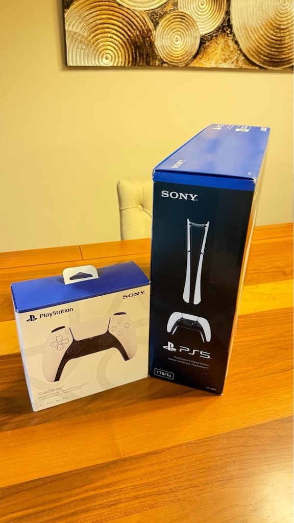 sıfır kutusunda ps5 slim 1 tb çift kol - 3
