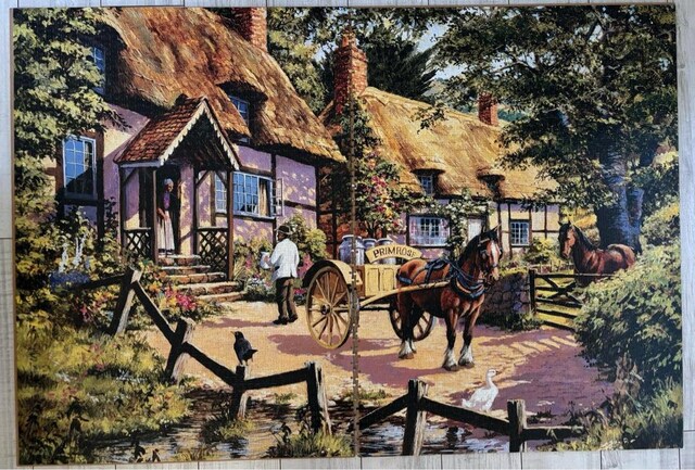 5.000 parça bitmiş puzzle (110x160 cm)