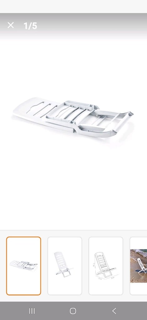 2 adet sifir sezlong sandalye katlanir - 7