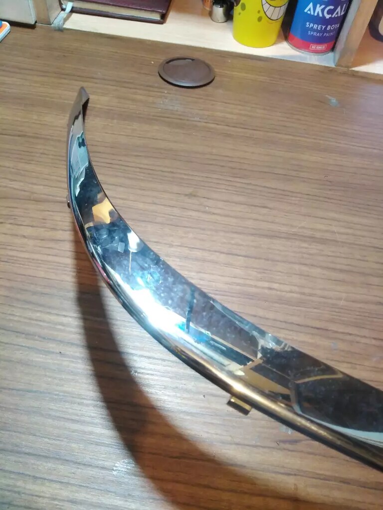 BMW E38 ÖN TAMPON SAĞ ÇITA NİKELAJ - 2