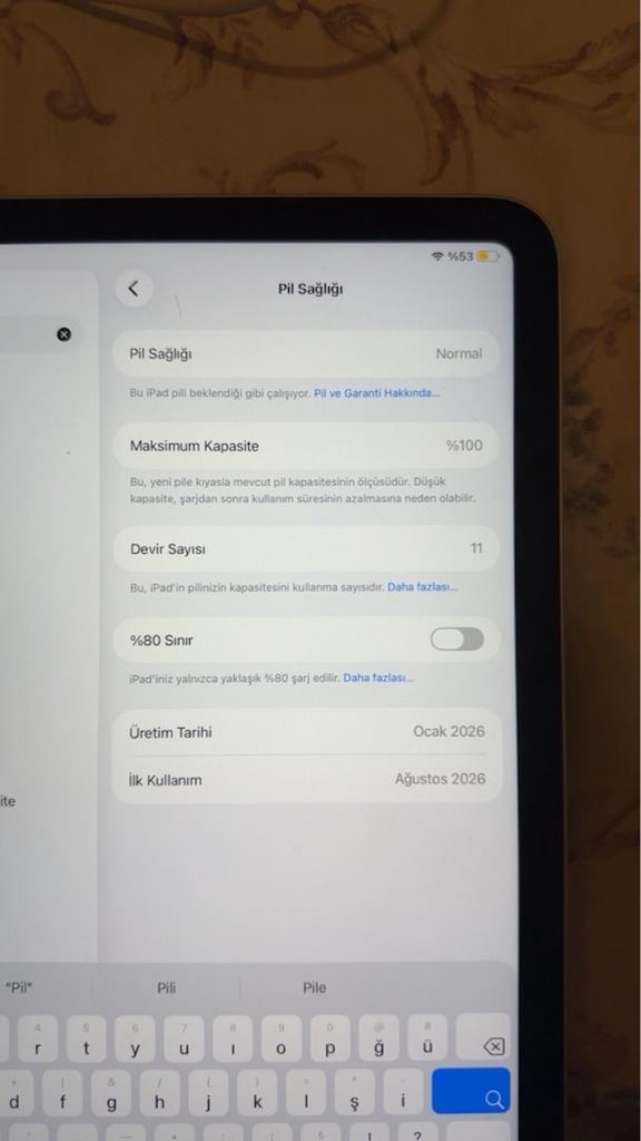 ipad apple 11inç ipad a16 temiz - 5