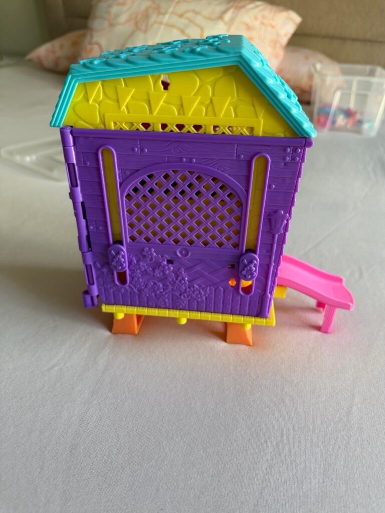 Polly Pocket ve Eğlence Dolu 2 Katlı Evi Mutfak Kaydırak 75 cm - 6