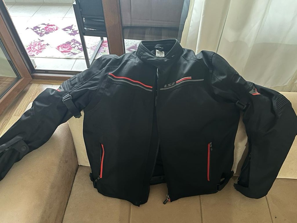 Siyah kışlık Motosiklet ceketi - 2