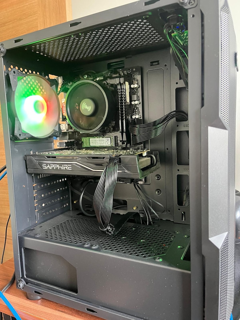 RYZEN 2600 / SAPPHİRE RX470 / 16gb RAM OYUNCU GAMİNG BİLGİSAYARI - 7