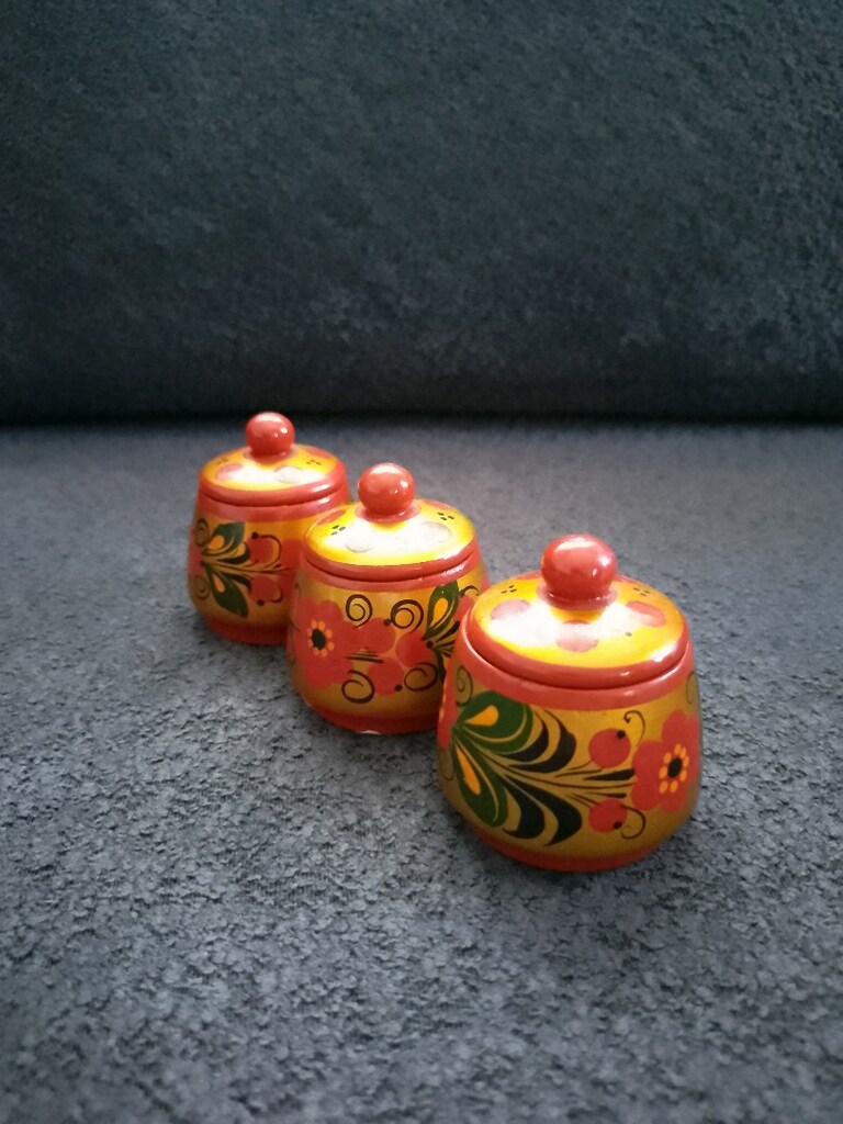 chochloma Russlant ahşap el boyama - 7