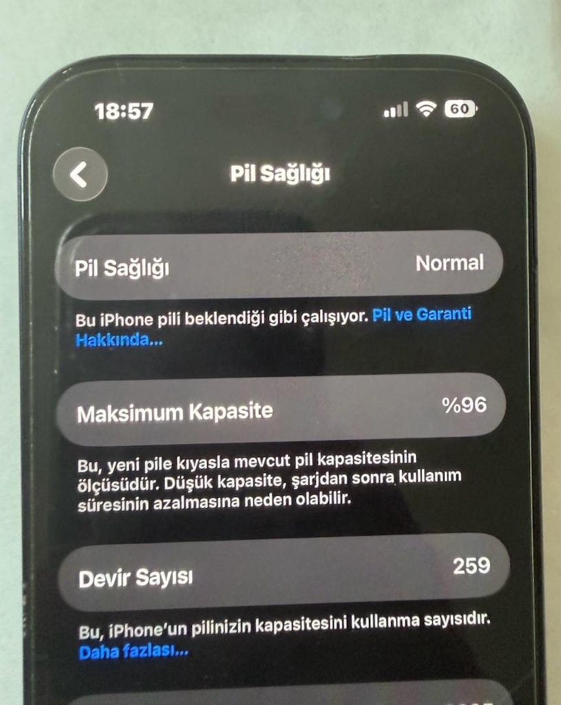 17 Pro 256 gb Yurtdışı - 8