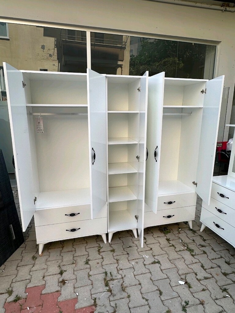 yatak odası takımı çift kişilik yatak sıfır ayarında az kullanılmış - 4