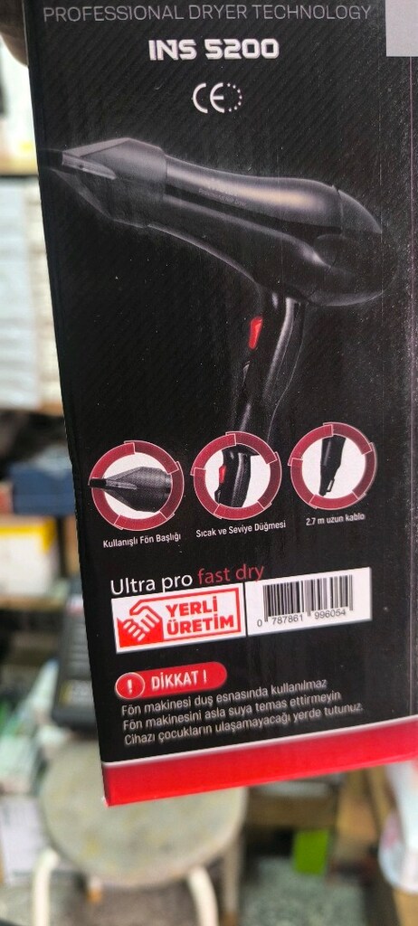 Garantili,2500W saç kurutma makinesi - 6