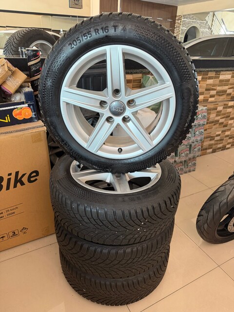 205/55/16 Audi A3 Orjinal Jant ve Continental Lastik-Jant Takımı