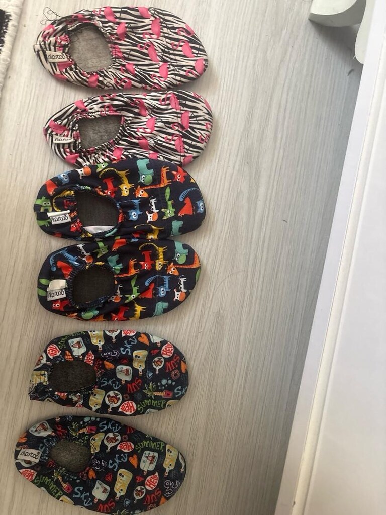 3 adet slipstop havuz çocuk ayakkabısı