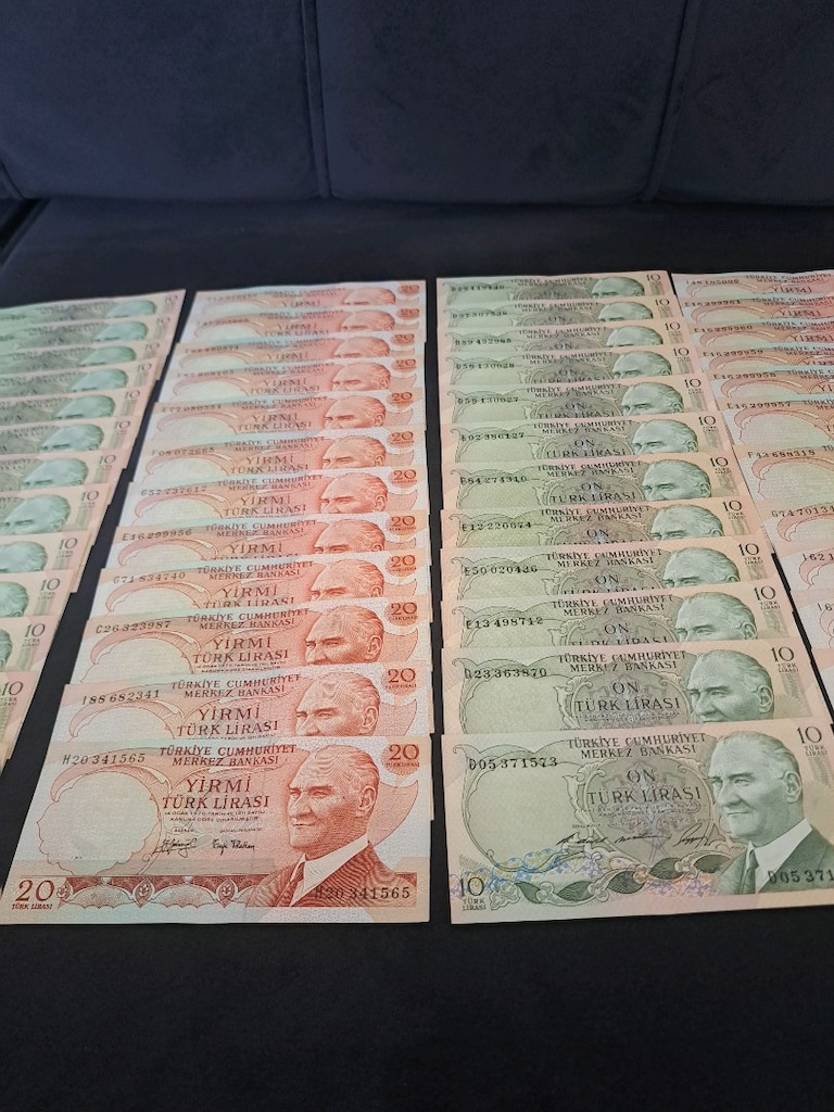 Koleksiyonluk Eski 6. Emisyon Paralarımız Toplam 100 Adet kaçmaz - 4