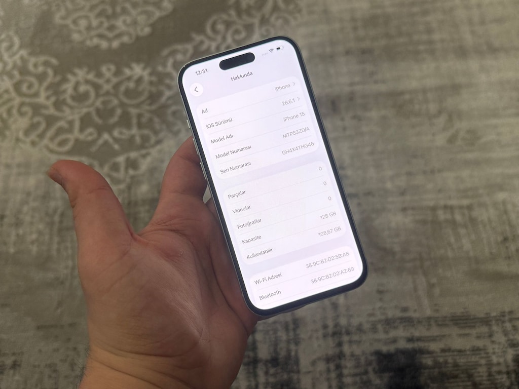 Temiz Sorunsuz Kutulu iPhone 15 Süre 90 0 Gün - 3