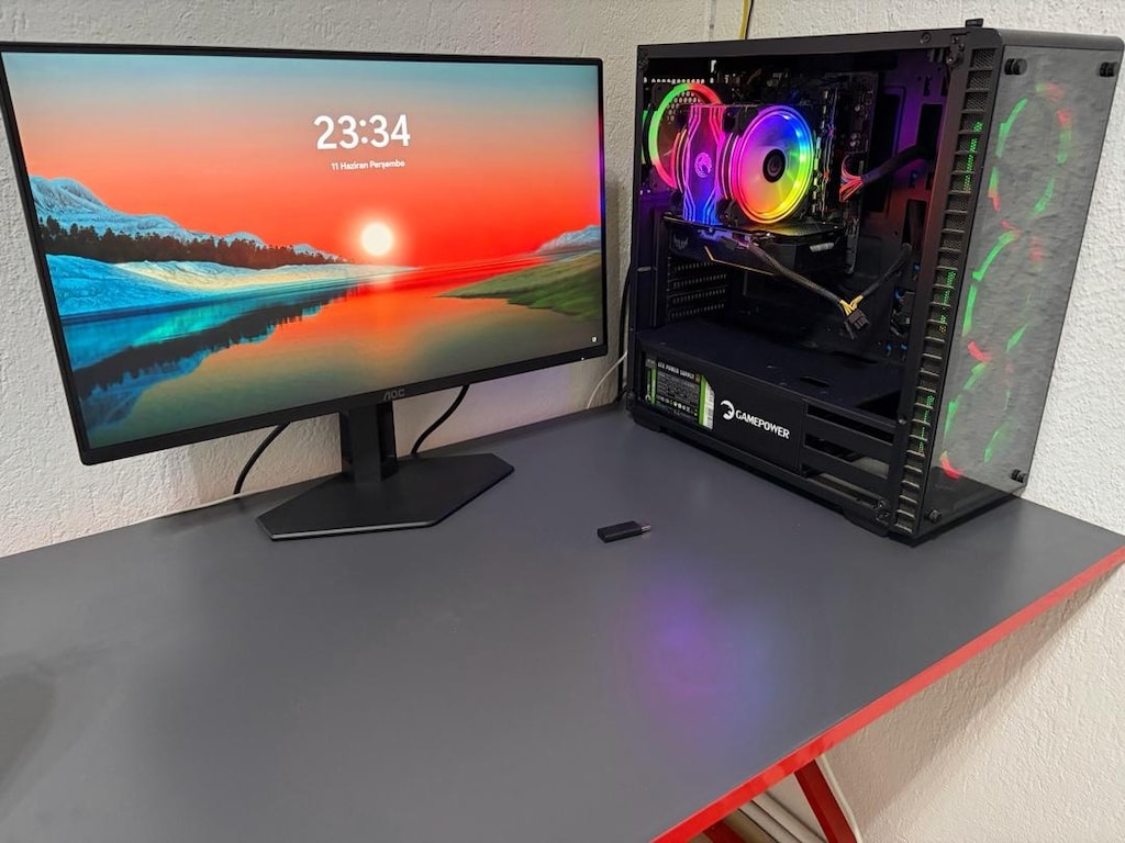Ryzen 5 5600 | GTX 1650 | 16 GB RAM | 310 Hz AOC Monitör | Gaming PC S - 6