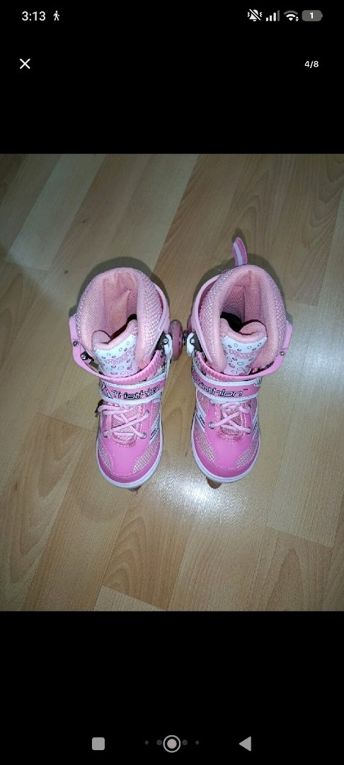 pembe kız çocuk pateni - 4