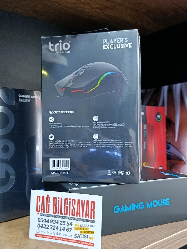 Sıfır Kapalı Kutu G102 Trio RGB Kablolu Gaming Mouse - 2