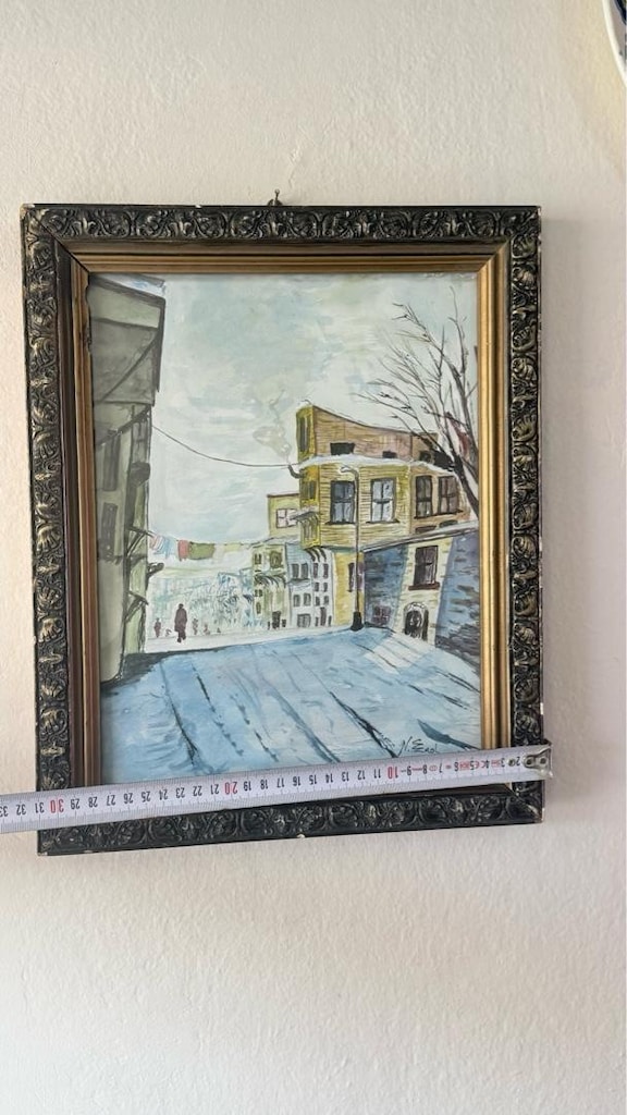 NURİ EROL İMZALI SULU BOYA TABLO - 12
