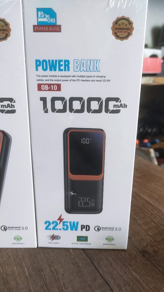 Profesyonel,orijinal powerbank lar.(HIZLI ŞARJ EDER) - 2