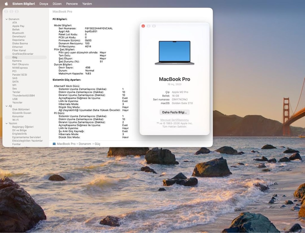 MacBook Pro (M2 Pro) 16/512 | 16inc | 19GPU Versiyon Sorunsuz - 4