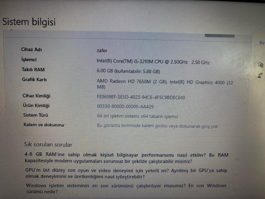 HP Probook 4540S Bilgisayar - 10
