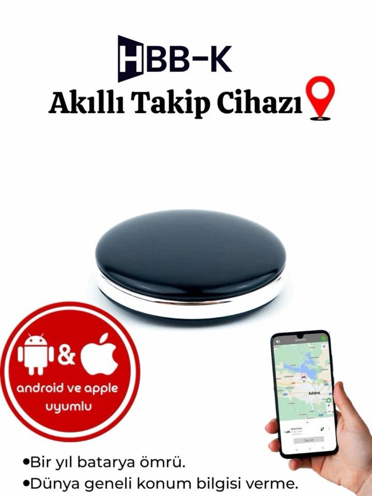 HBB-K TAG İOS&ANDROİD UYUMLU GPS AKILLI TAKİP CİHAZI - 2