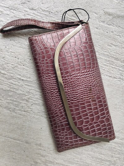 RUGAN YILAN DESENLİ CLUTCH ÇANTA CÜZDAN KOTON