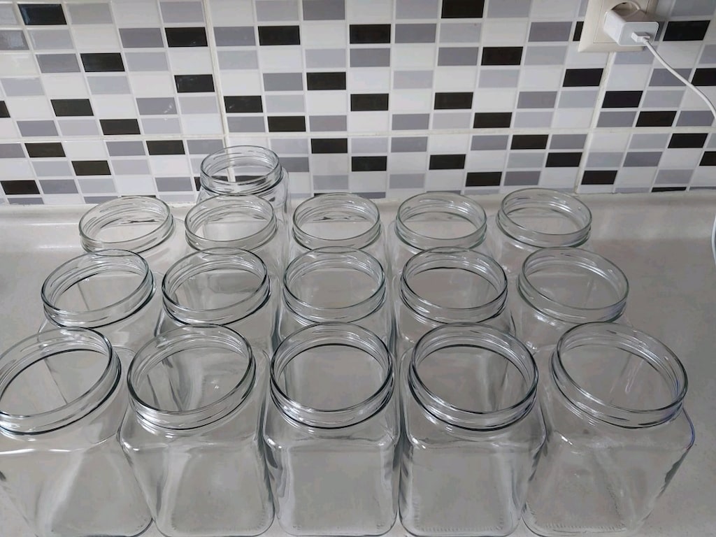 16 Adet 1,5 Litre Kavanoz - 5