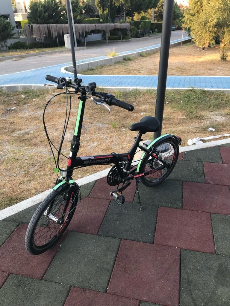 Bianchi 21 vites katlanır aliminyum bisiklet - 2