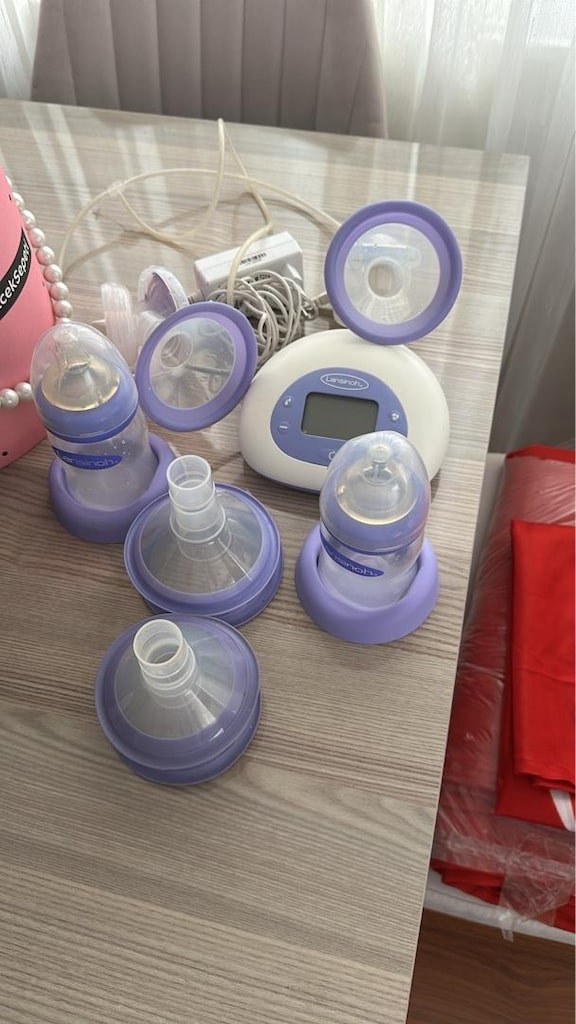 Lansinoh Gögüs süt sağma pombası çiftli elektirikli - 3