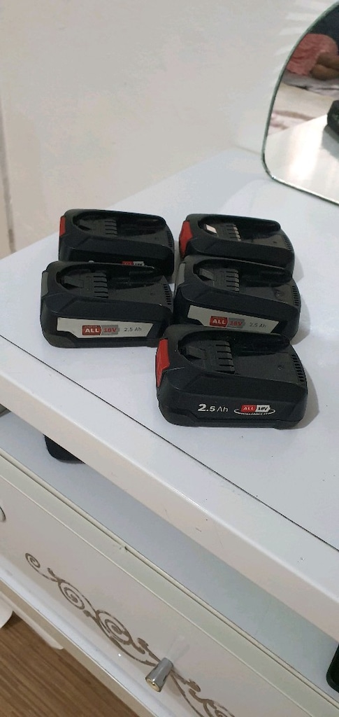 bosch şarjlı matkap pilleri 18 volt 2.5 amper sağlam sıfır gibi yer - 8