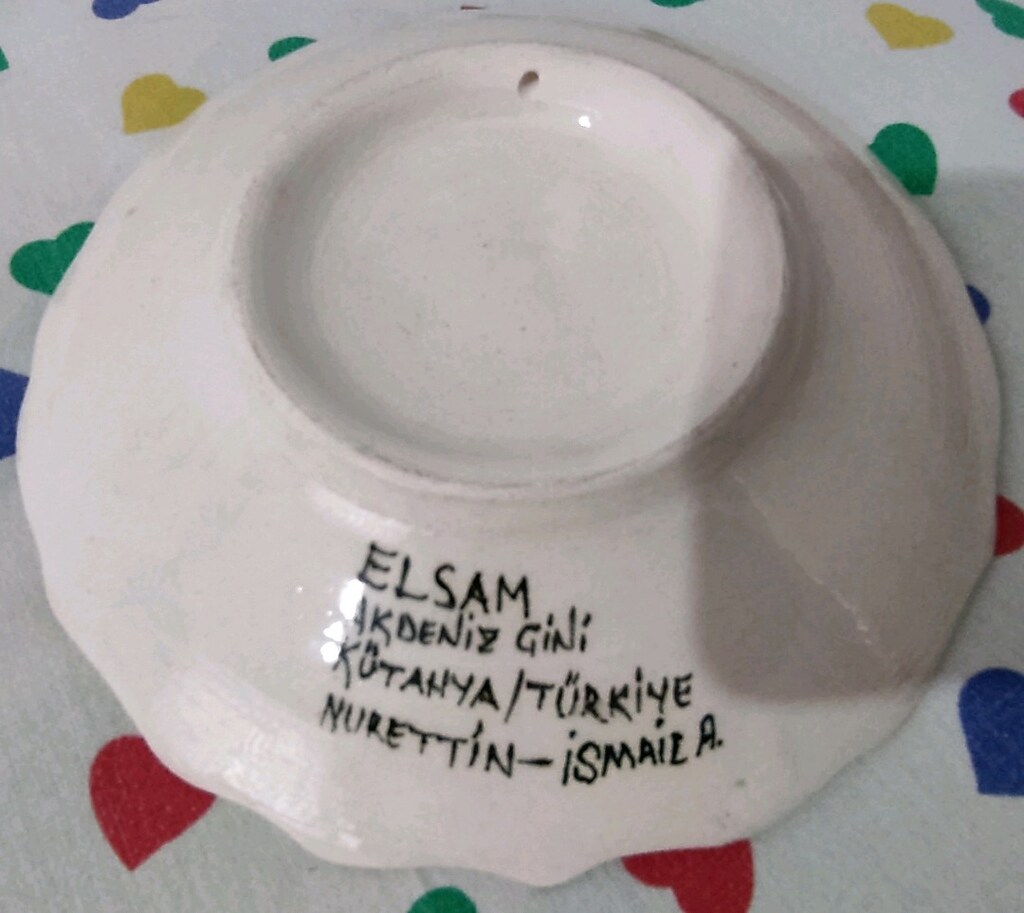 El yapımı Motifli Çini Hediyelik Tabaklar - 5