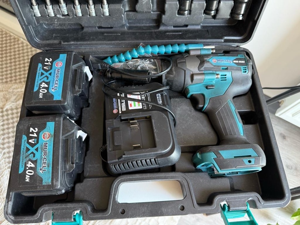 MUR-CELL MUR-9502 21V Çift Akülü Somun Sıkma/Sökme – Çok Az Kullanıldı - 3
