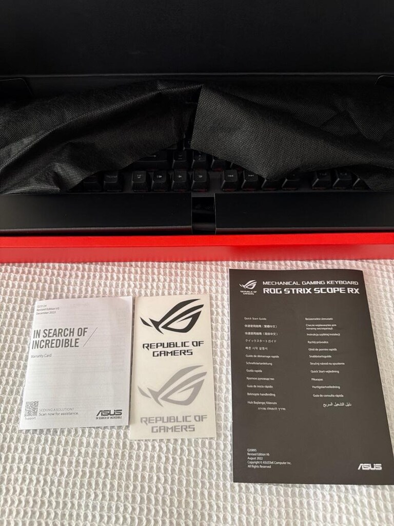Asus Rog Strix Scope Rx Optik Mekanik Klavye Kırmızı Switch - 2