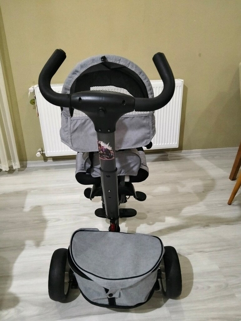 Baby Toys üç tekerlekli ebeveyn kontrollü bebek bisikleti - 3