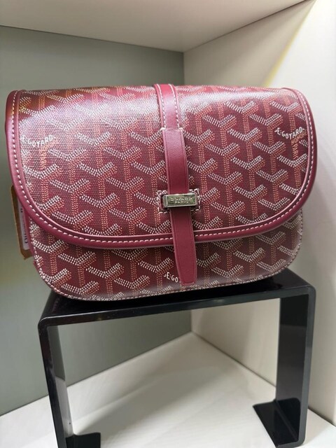 Goyard Bordo Çapraz Askılı Kadın Çantası