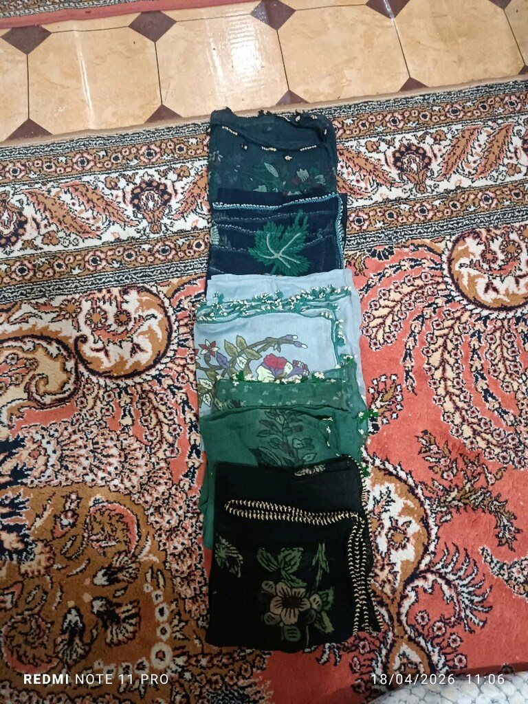 sandıktan çıkma taş baskı günlük ipek yazmalar - 2