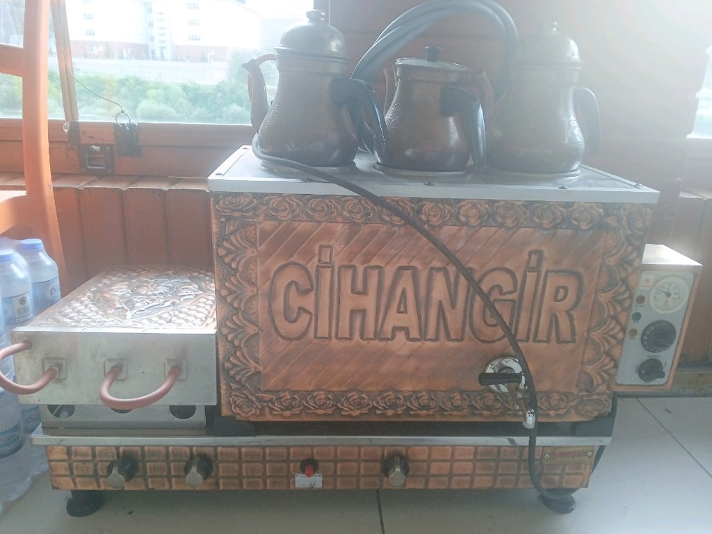 3 demlikli bakır çay kazanı - 3
