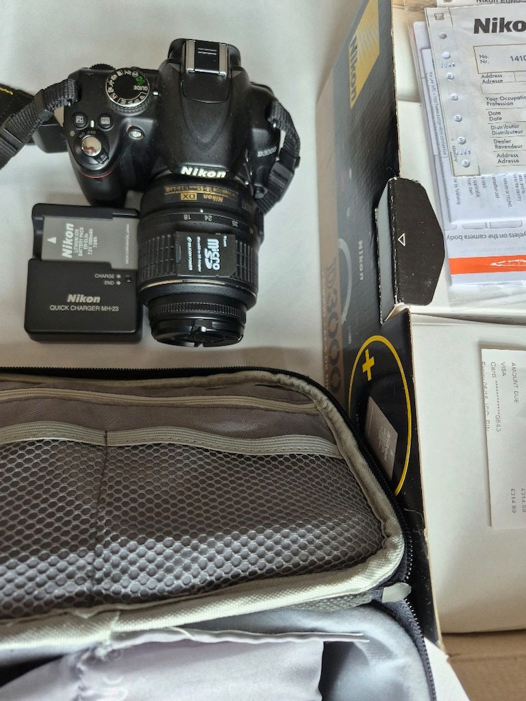 nikon d3000 18/55 vr body kit - 2