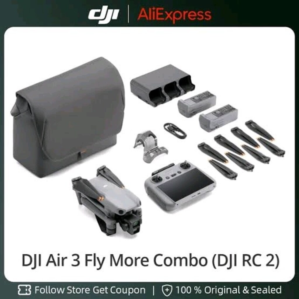 DJI AIR 3 FLY MORE COMBO (DJI RC 2 Ekran) - 3