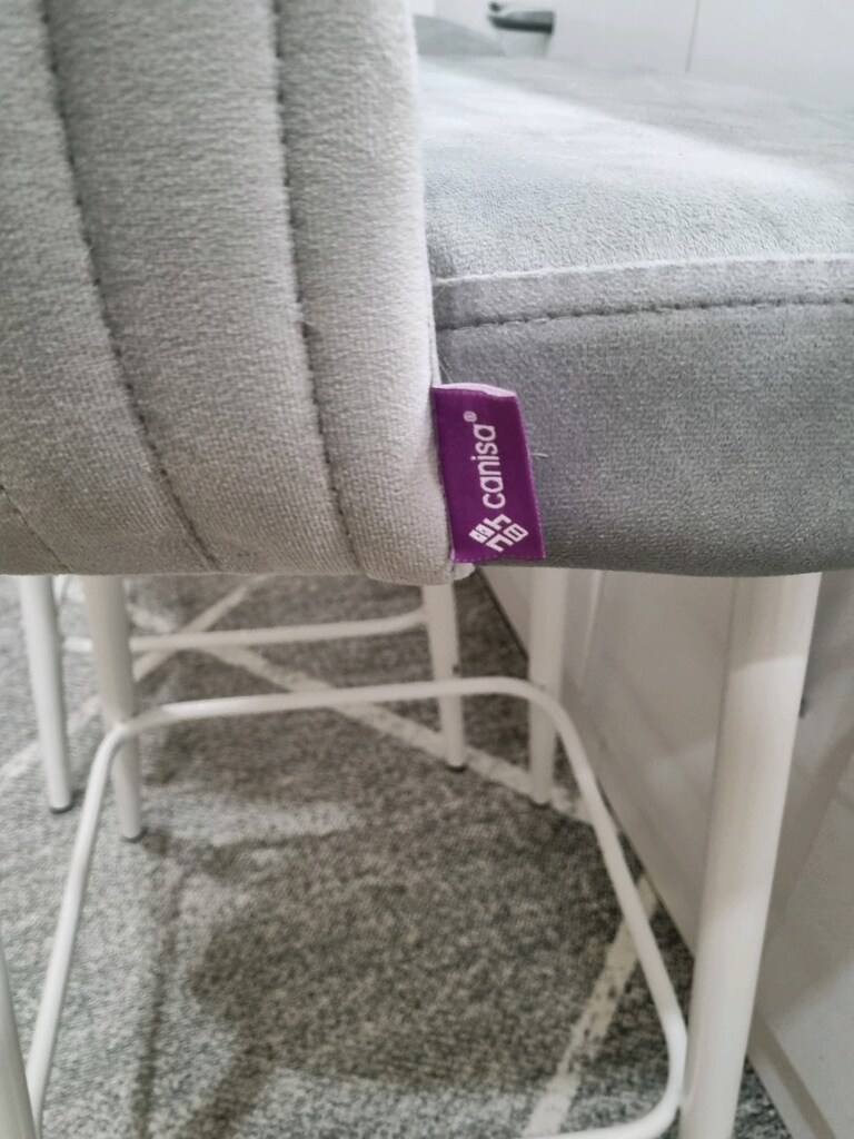Canisa marka Tera serisi Ada Mutfak / Bar Sandalyesi 65 cm - Beyaz - 4