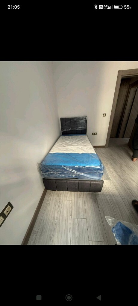 90/190 cm'lik baza Başlık yatak takım sandıklı baza - 5