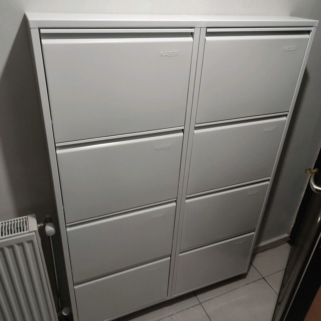 KASER 4+4 KAPAKLI METAL AYAKKABILIK - 2