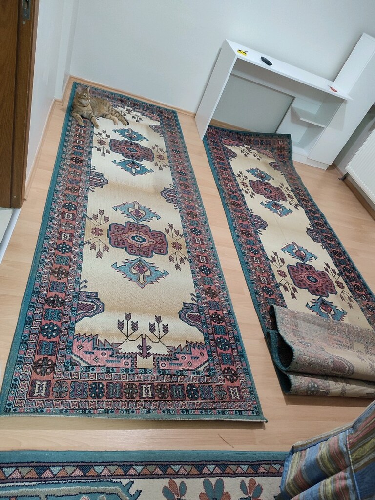 2 adet sık dokuma yolluk 3 ve 4 metre uzunluğunda - 4