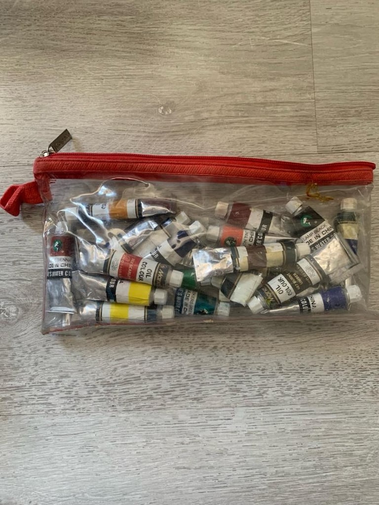 Maries Oil Colour 12li +Fırça+Spatula+ Yağlı Boya 12ML +Seramik Hamuru - 5