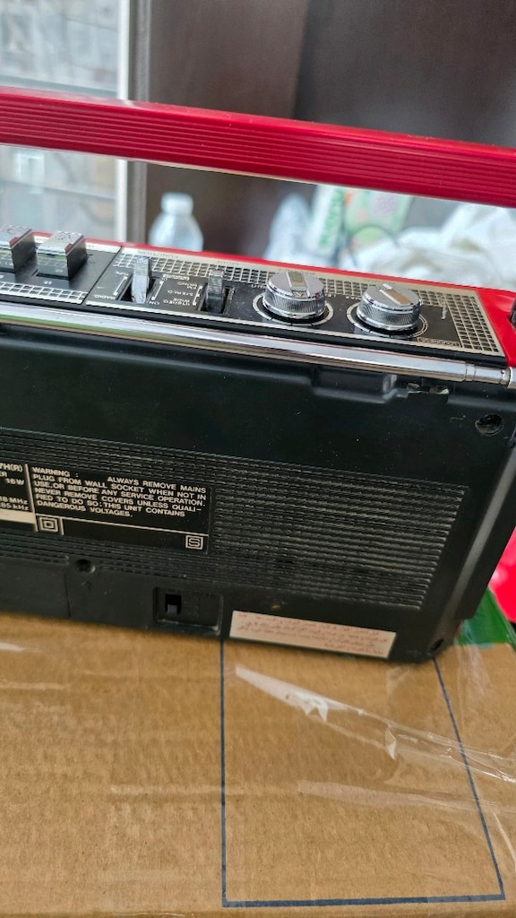 Tamir ister!! Sharp Qt27 vintage Pop-Art radyo kasetçalar - 9
