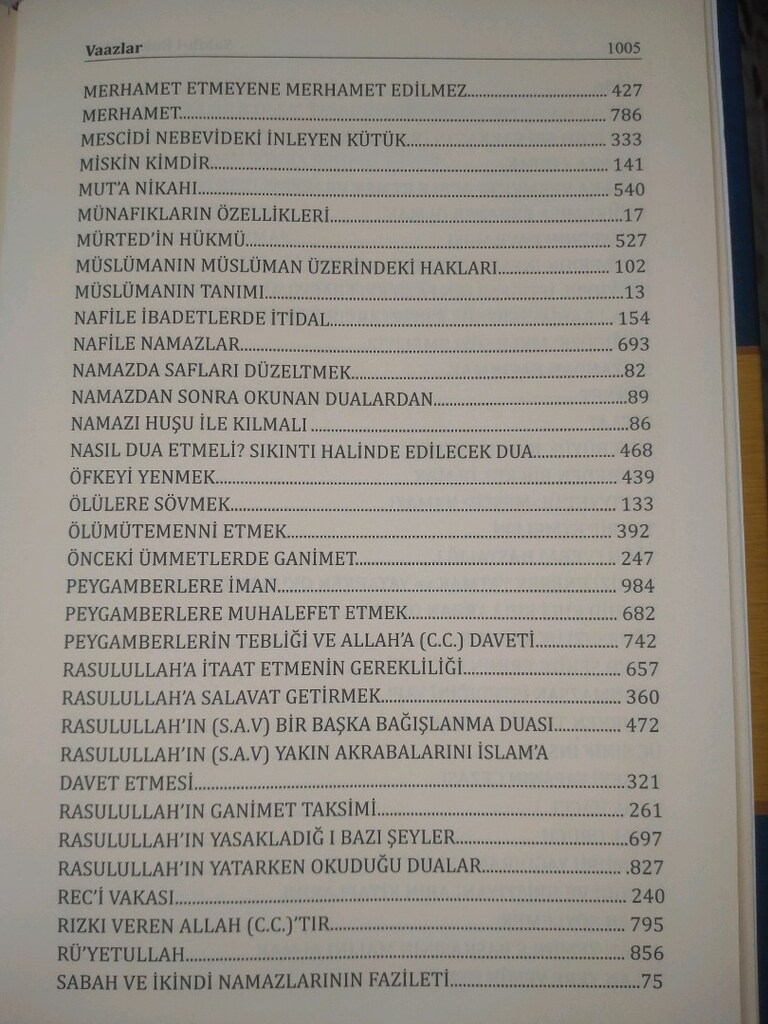 Dini kitap Sahihi Buhariden Vaazlar Hadisi şerif ler kitabı - 8