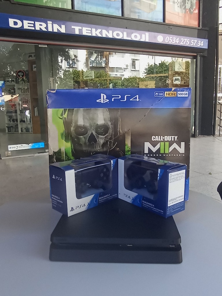 PS4 SLİM FC27 DAHİL 30 OYUNLU 2 KOL 6 AY GARANTİLİ GOLD HENLİ - 3