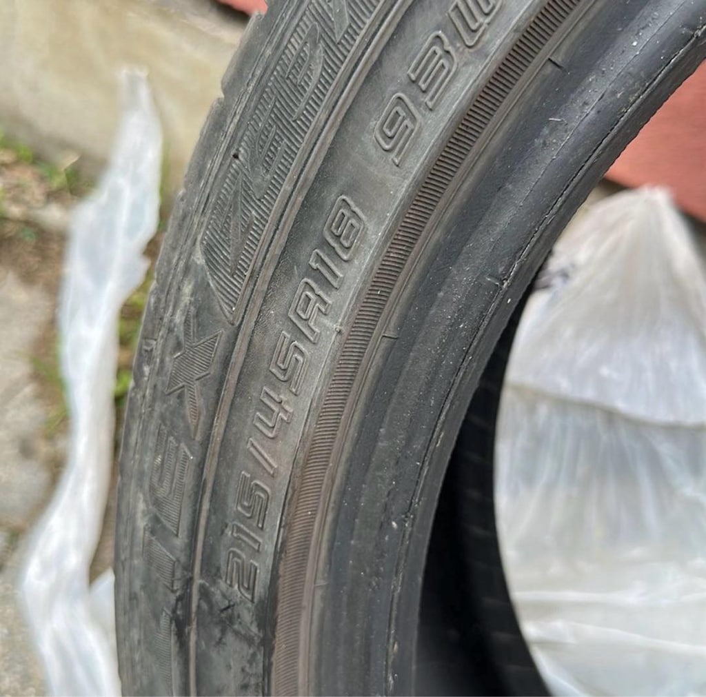 215/45R18 az kullanılmış lastik - 3