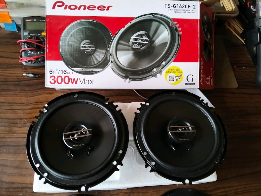 Pioneer 16cm 300wat tiwittirli kapaklı hoparlör takımı amfi uyumlu - 4